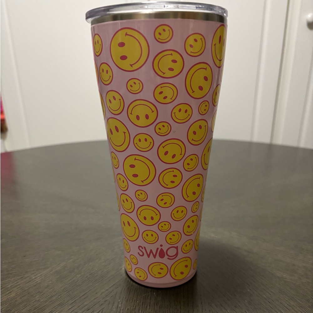 Swig smiley face cup